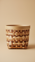 Natural Bamboo Table With Textured Finish