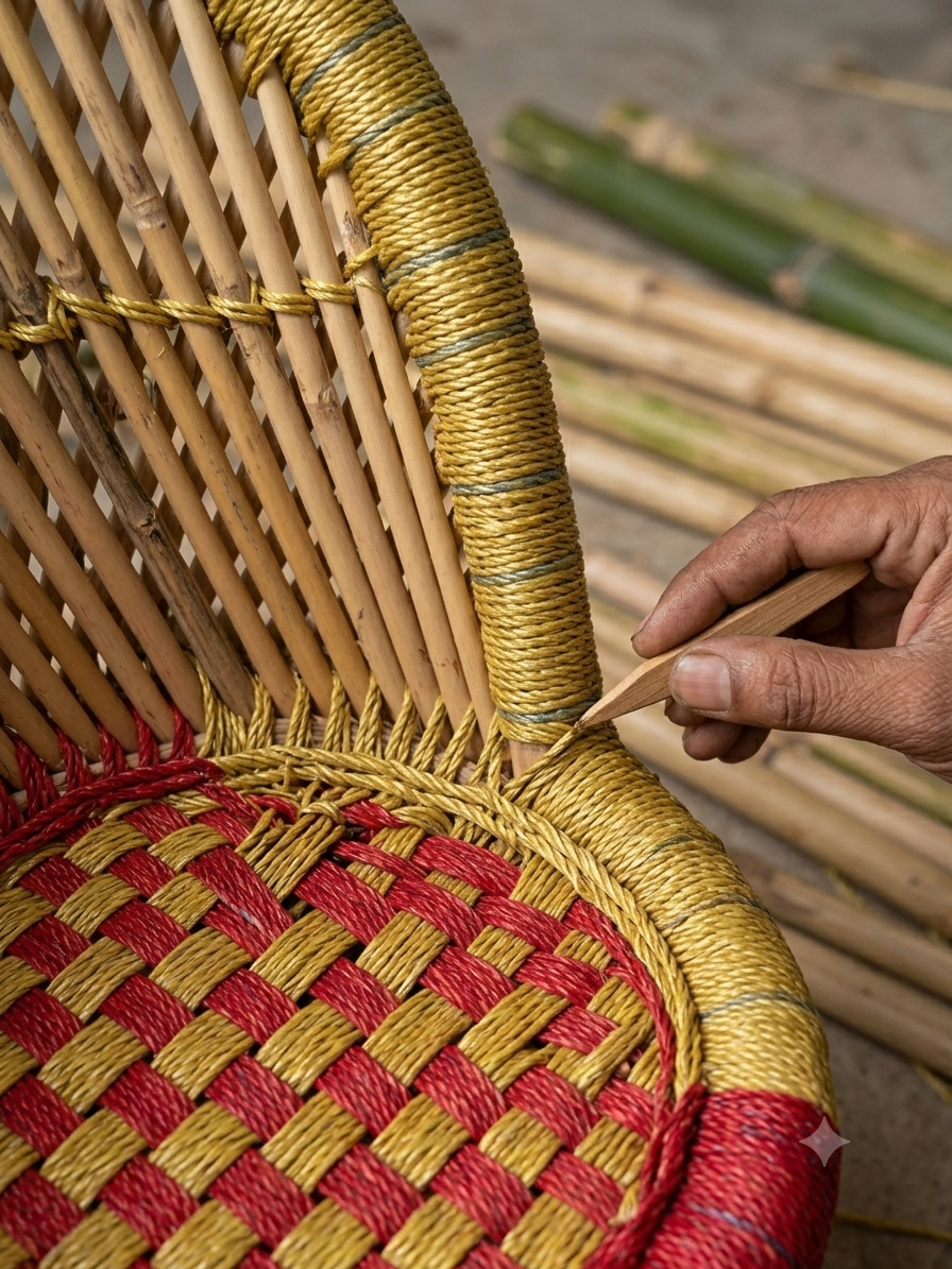 Kids’ Bamboo Artisan Armchair
